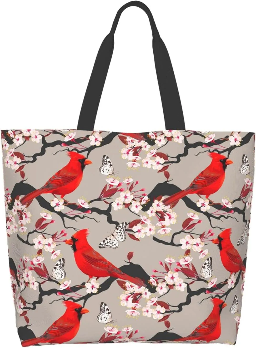 Famame Canvas Tote Bag Large Women Casual Shoulder Bag Handbag Reusable Multipurpose Shopping Grocery Bag For Outdoors…