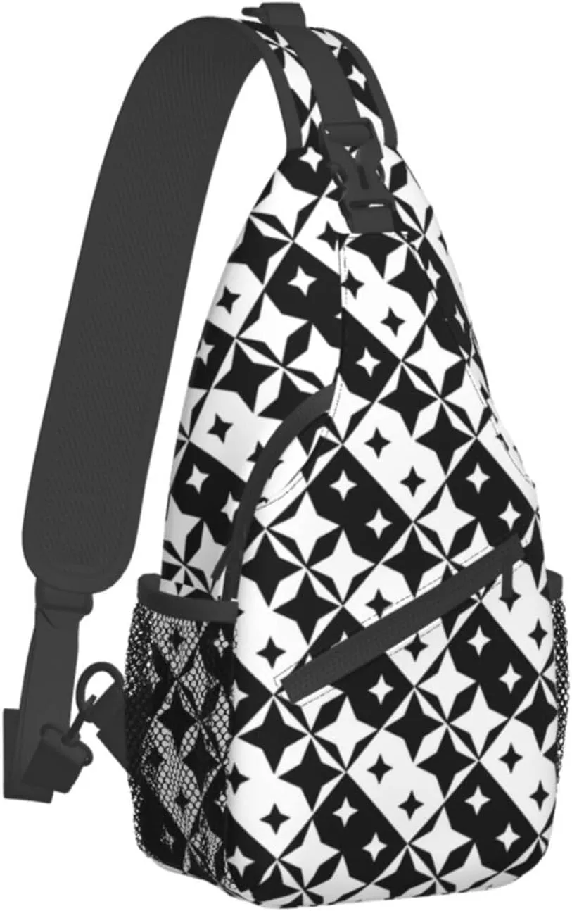 Fashion Chest Sling Bag For Women Men Adjustable Strap Crossbody Shoulder Backpack Hiking Travel Casual Unisex Daypack