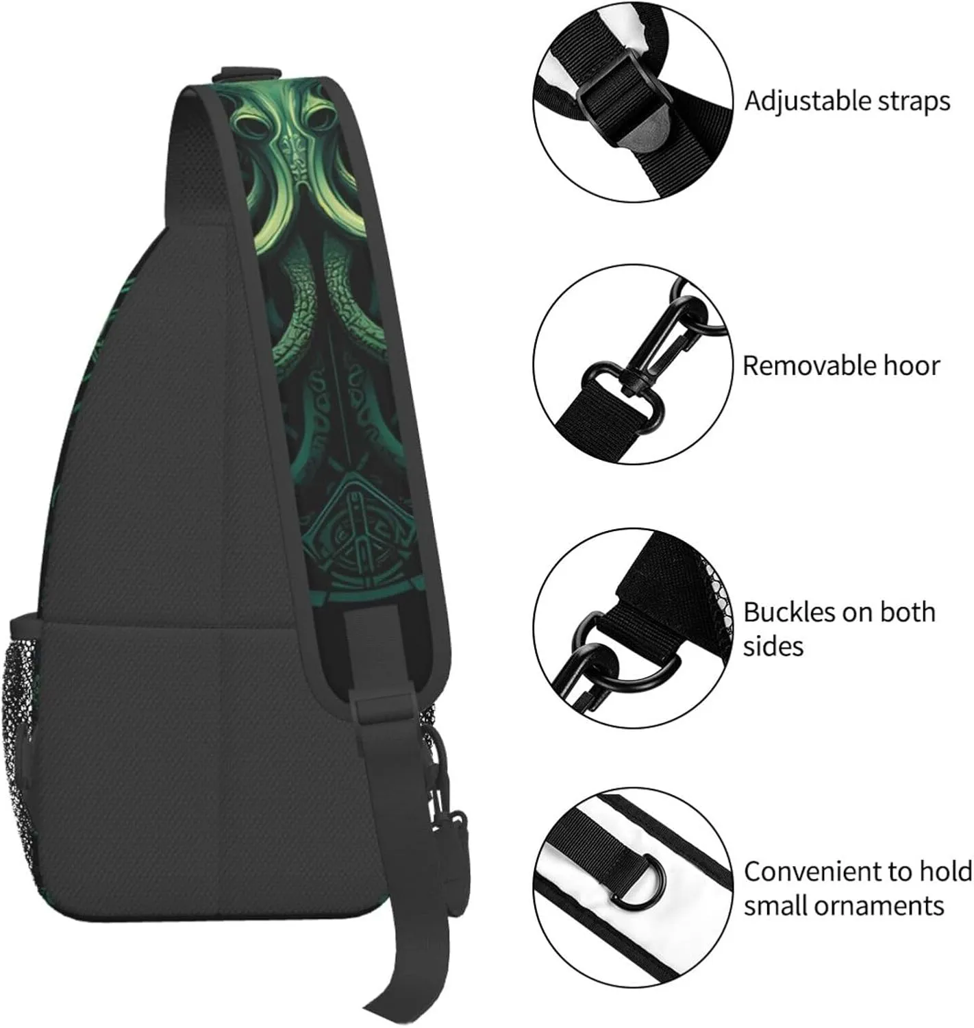 Fashion Chest Sling Bag For Women Men Adjustable Strap Crossbody Shoulder Backpack Hiking Travel Fashion Unisex Daypack