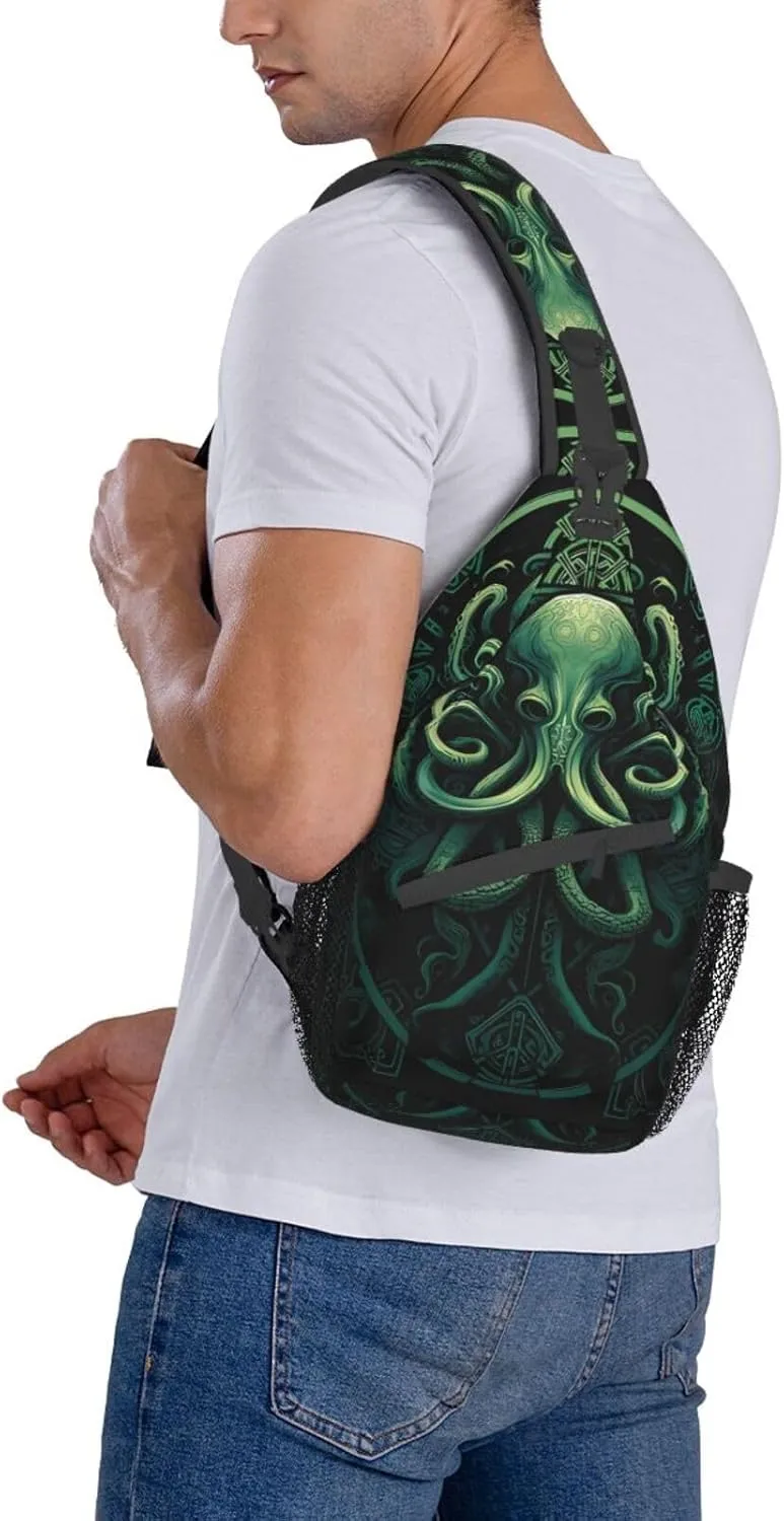 Fashion Chest Sling Bag For Women Men Adjustable Strap Crossbody Shoulder Backpack Hiking Travel Fashion Unisex Daypack