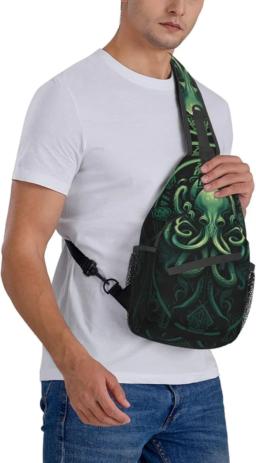 Fashion Chest Sling Bag For Women Men Adjustable Strap Crossbody Shoulder Backpack Hiking Travel Fashion Unisex Daypack