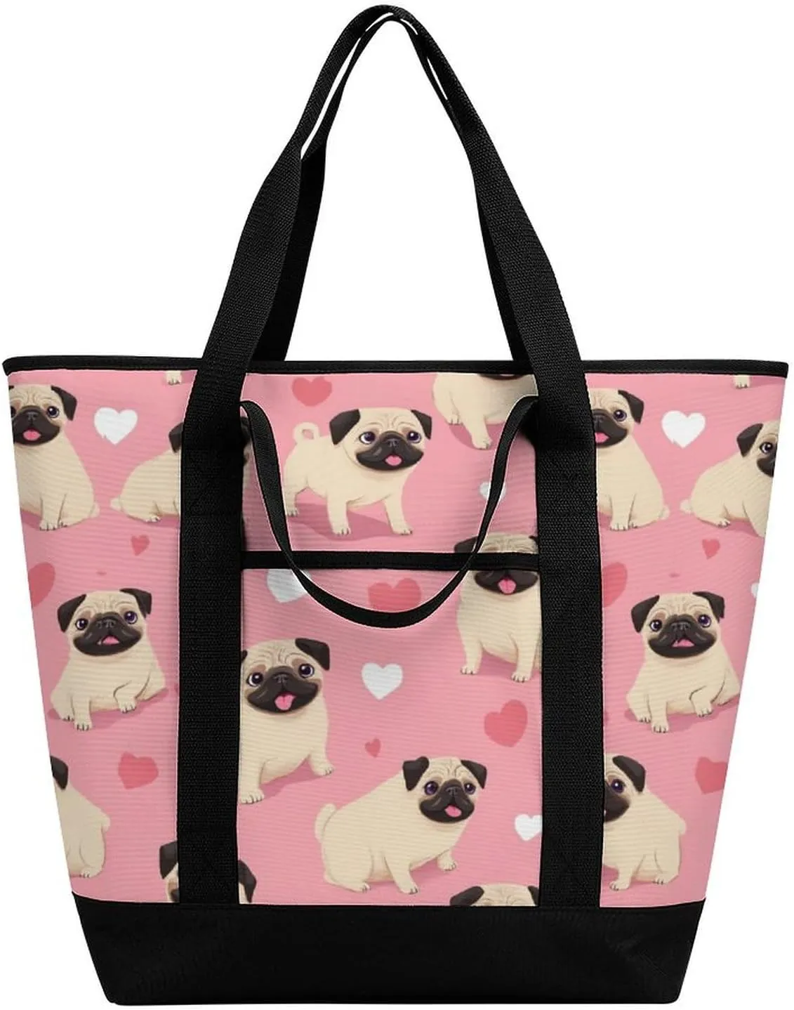 Fashionable Commuter Tote Bag Large Insulated Work Handbag