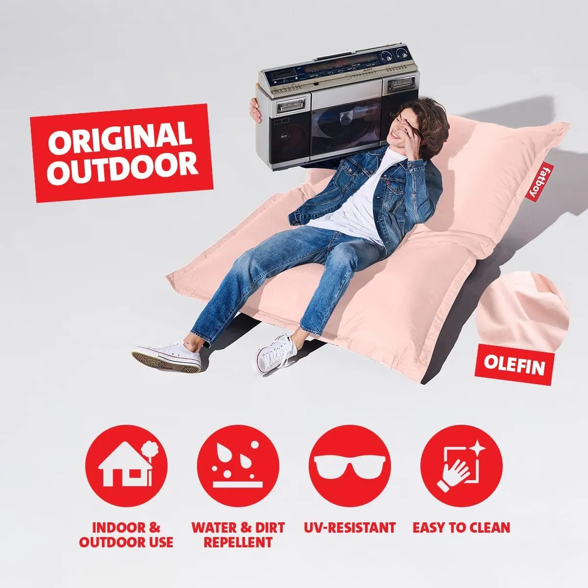Fatboy Original Outdoor Bean Bag Chair, Blossom, Large