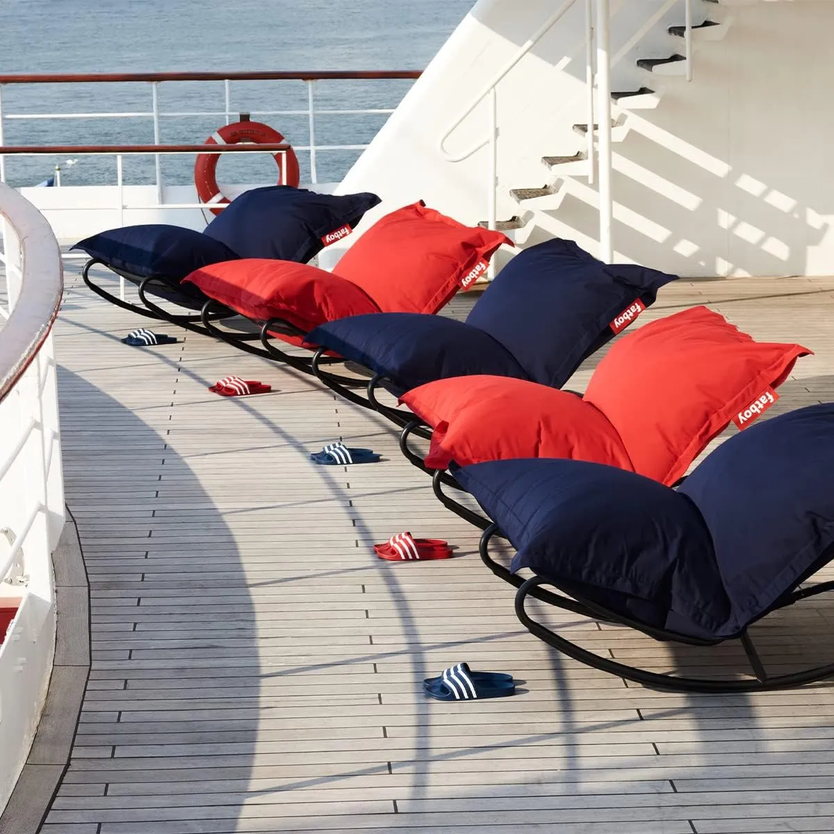 Fatboy Original Outdoor Bean Bag Chair, Dark Ocean