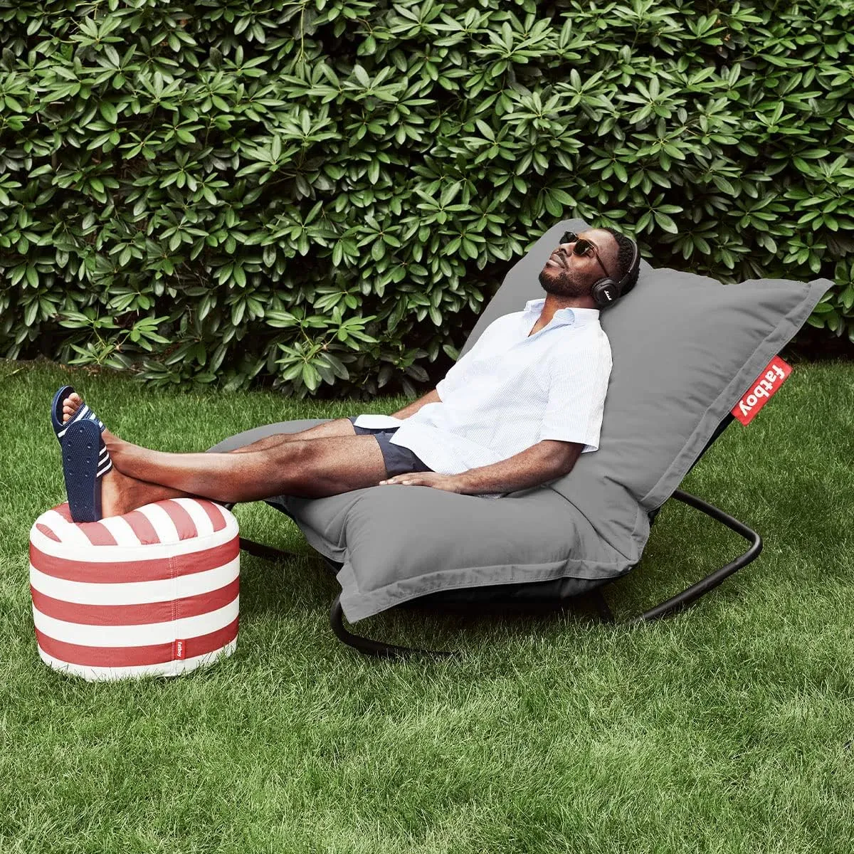 Fatboy Original Outdoor Bean Bag Chair, Rock Grey