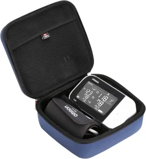 FBLFOBELI Hard Storage Case Compatible with OMRON Platinum BP5450/10 Series BP7450/Gold BP5350/7 Series BP7350 Blood Pressure Monitor with Upper Arm Cuff, Case Only