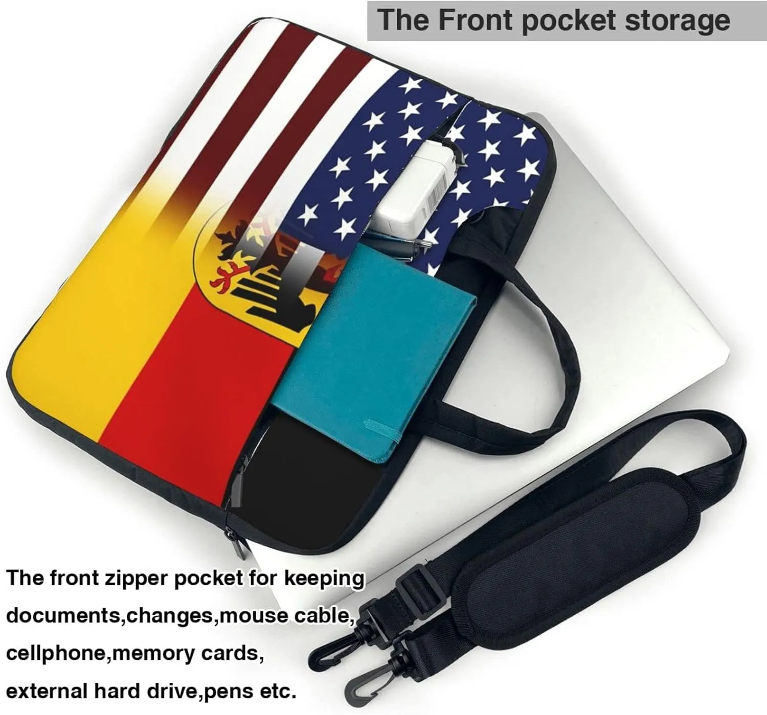 Filipino Philippines Flag Laptop Bag, Laptop Case Shoulder Messenger Bag Briefcase Computer Bag for Men Women