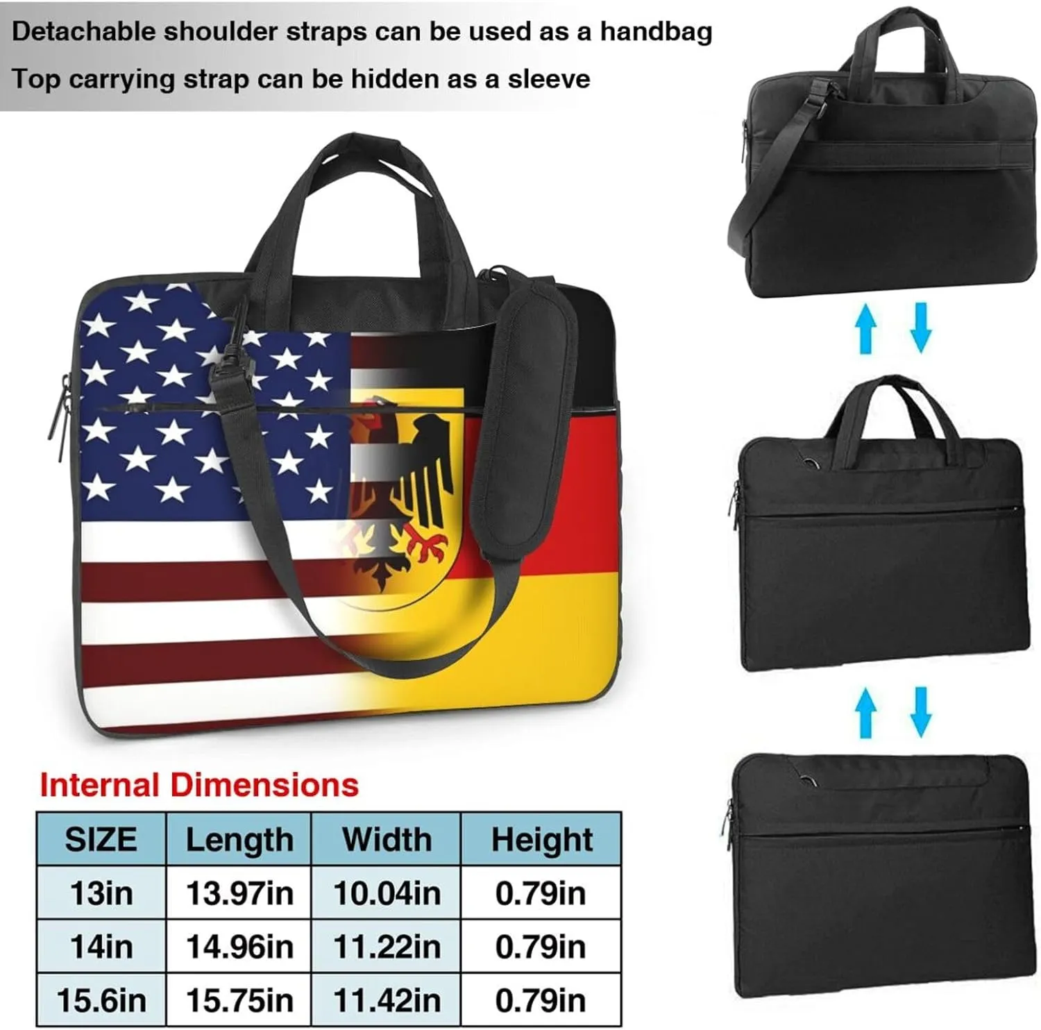 Filipino Philippines Flag Laptop Bag, Laptop Case Shoulder Messenger Bag Briefcase Computer Bag for Men Women