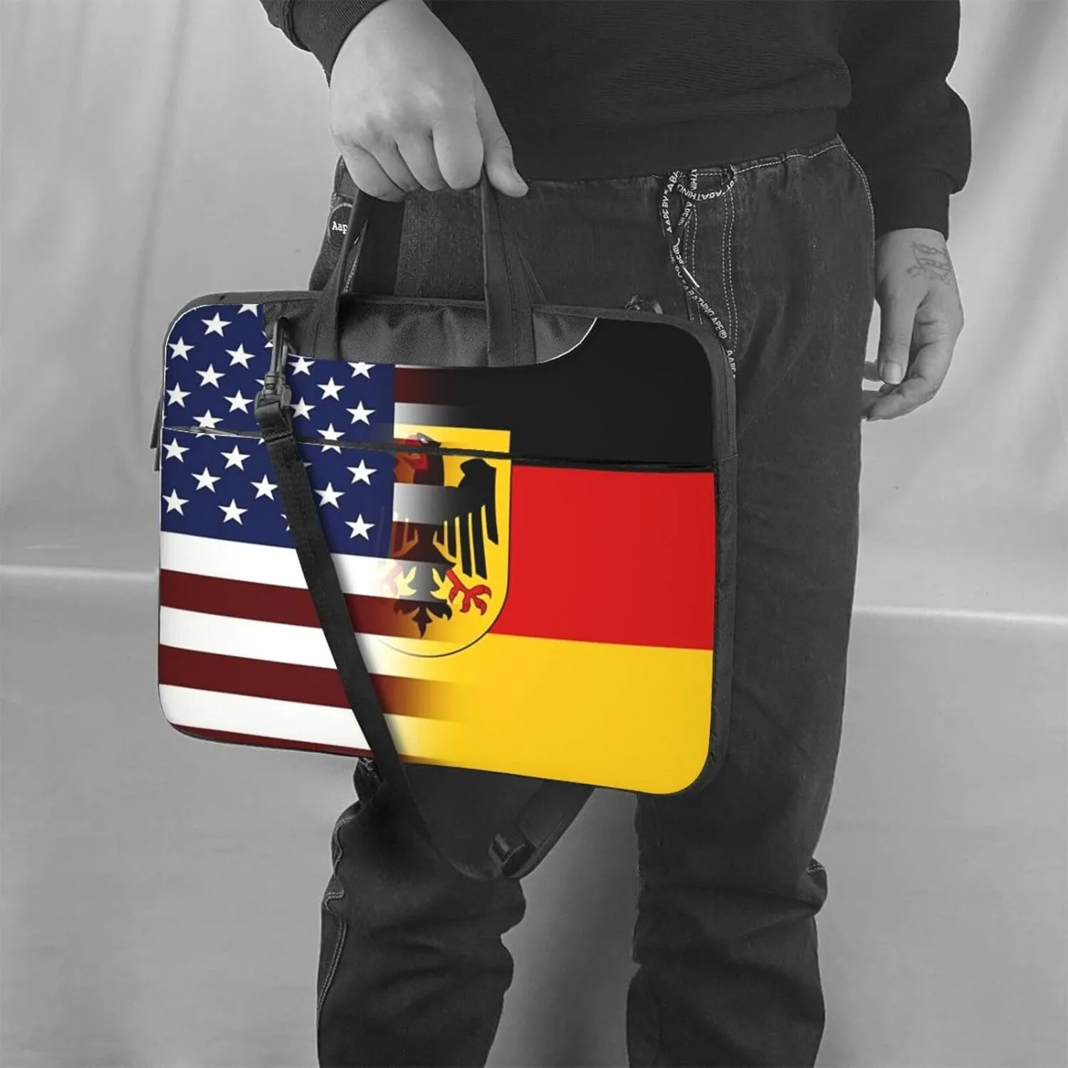 Filipino Philippines Flag Laptop Bag, Laptop Case Shoulder Messenger Bag Briefcase Computer Bag for Men Women