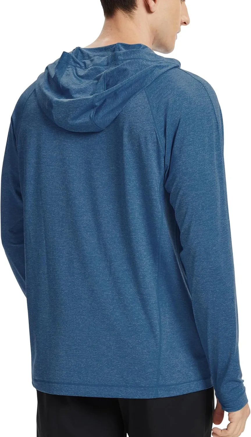 Fishing Shirts for Men Long Sleeve: UPF 100  UV Sun Protection Hoodie - Swimming Hiking Outdoor Running Rash Guard