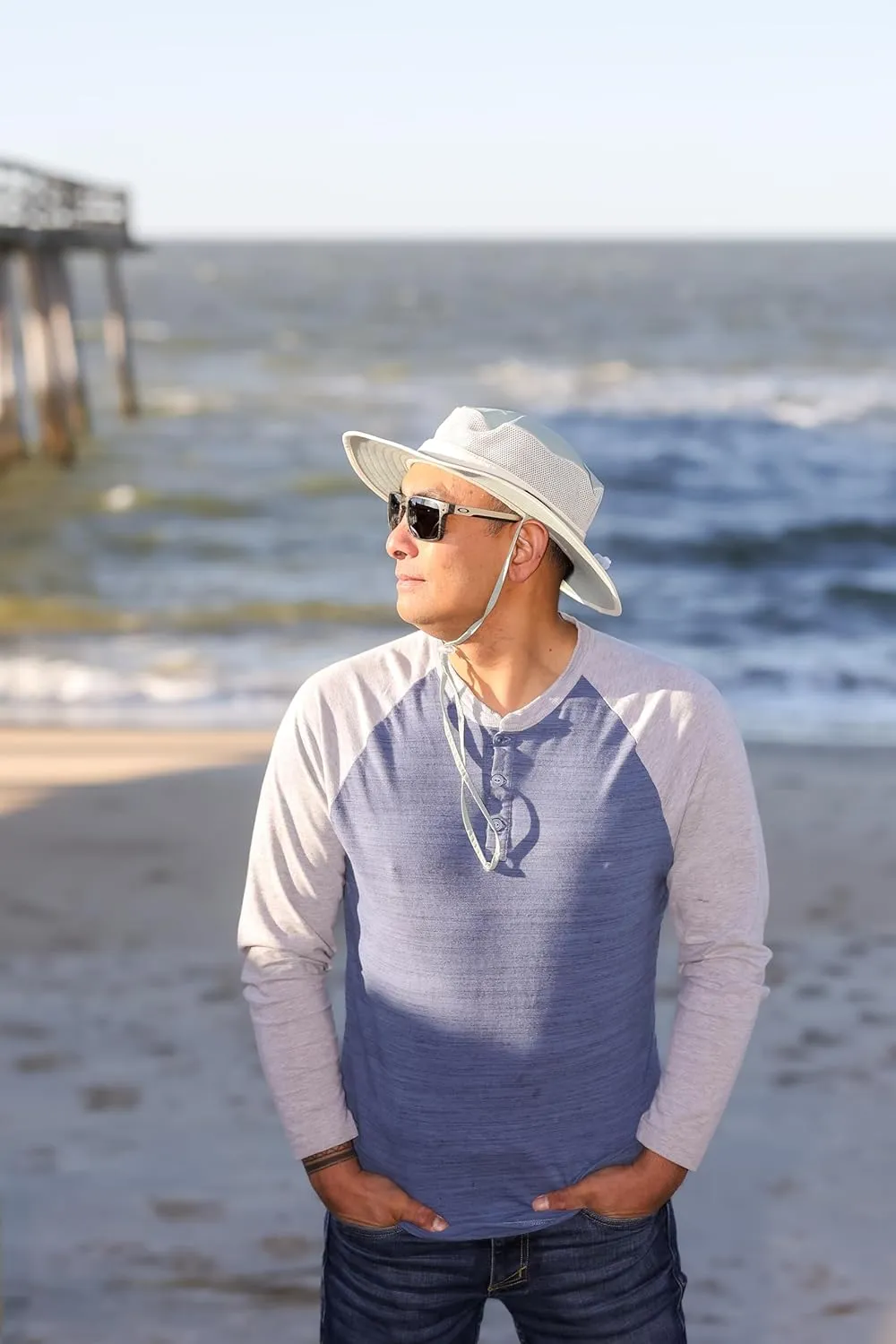 Fits Y'all Lightweight Comfort Fishing Sun Hat Fish Y'all: Breathable Quick Dry UPF50 Sun Protection Packable, All Genders
