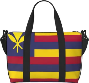 Flag of the Kingdom of Hawaii Duffel Bags for Traveling - Lightweight Personal Item Travel Bags, Gym Bags for Men and Women