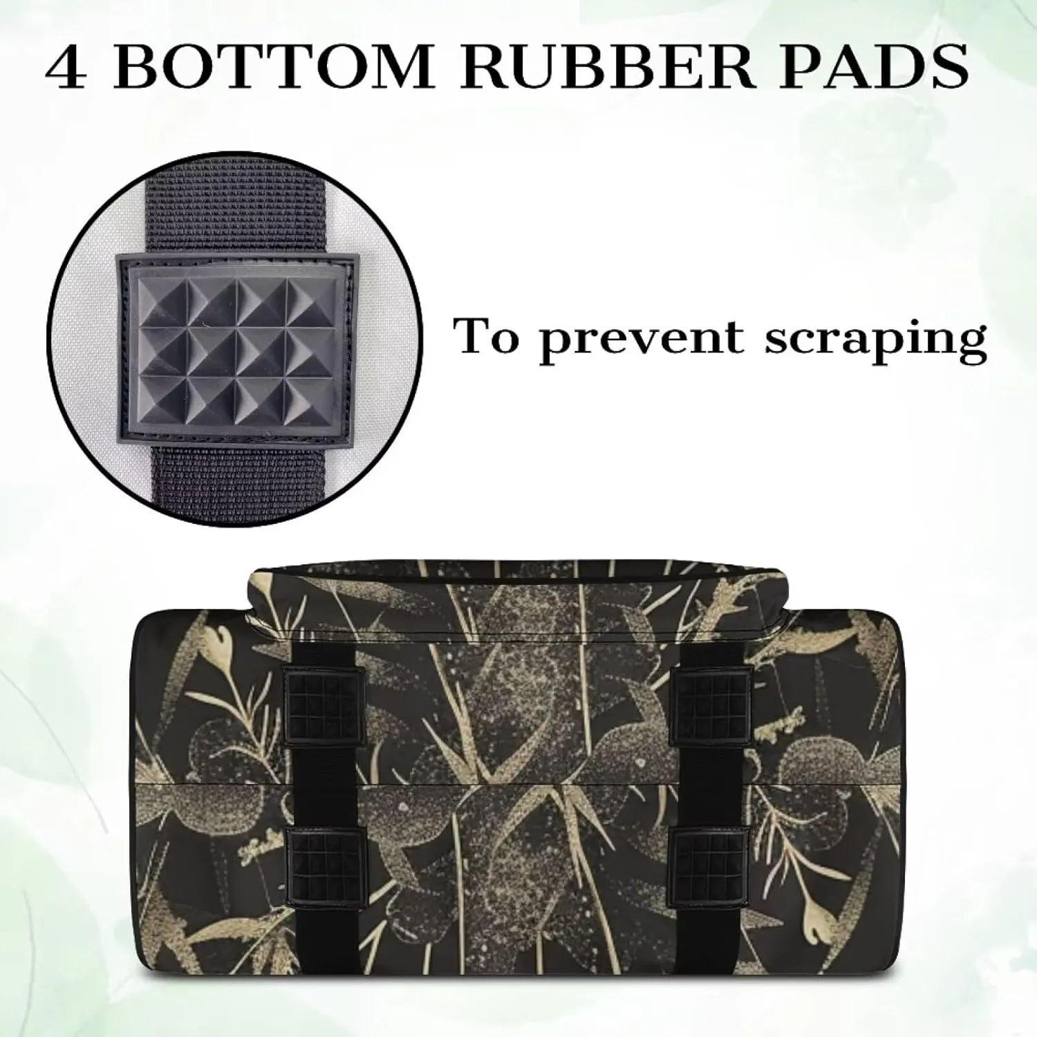 Flowers Art Sewing Machine Cover with Pockets Sewing Machine Covers Portable Sewing Machine Handbag Sewing Machine Cover Dust Cover Large with Convenient Pockets House