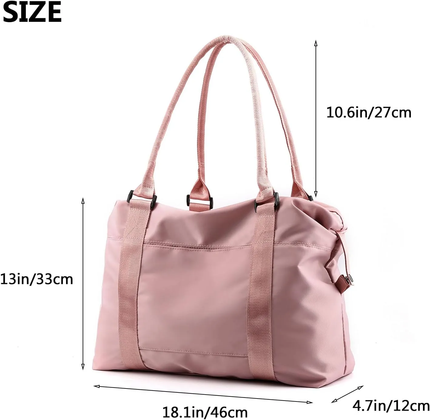 forestfish Duffle Tote Bag Weekender Bags for Women Travel with Trolley Sleeve