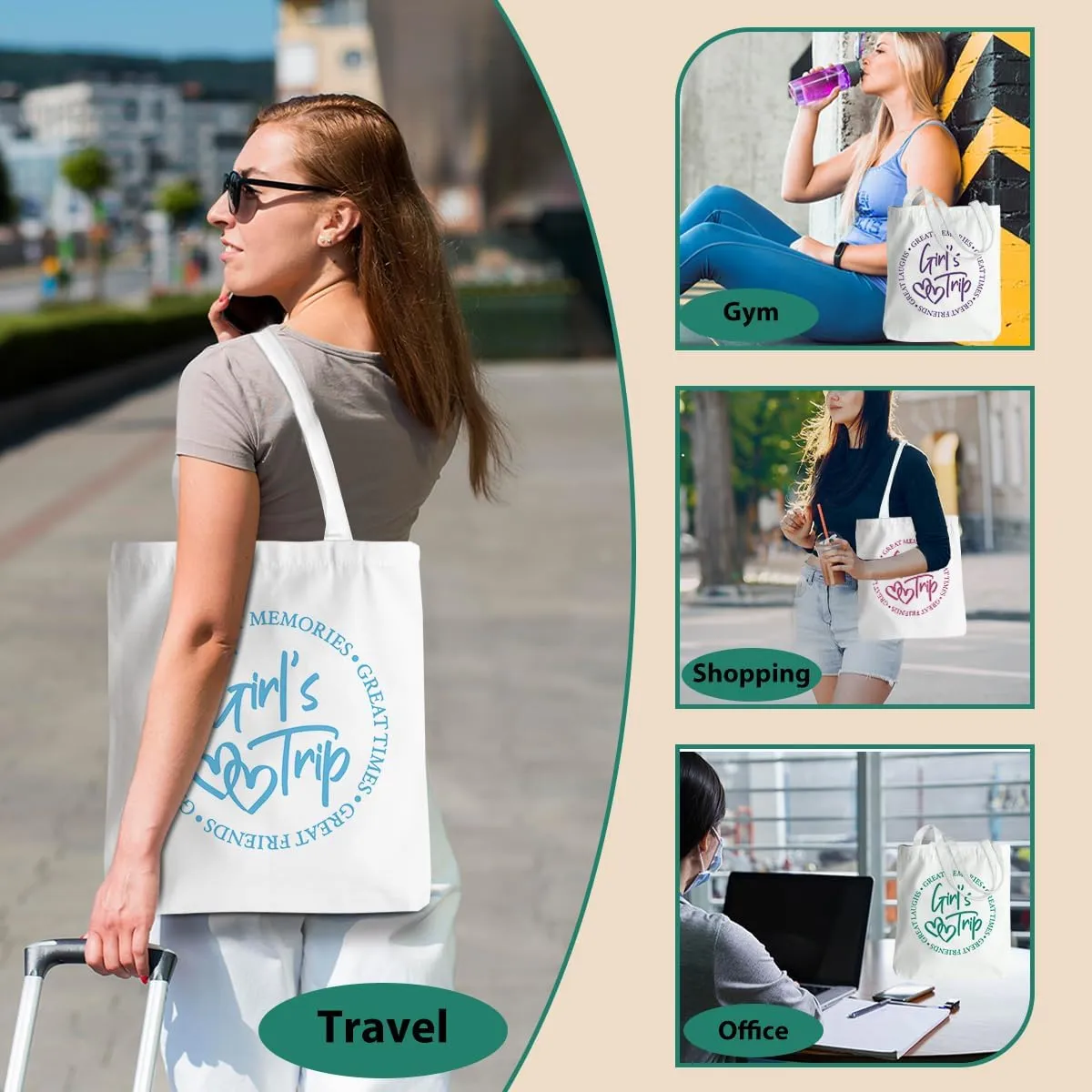Friend Trip Gifts Favors 2025, Sister Weekend Gifts Tote Bag Goodie Gifts, Bestie Gifts Vacation Weekend Bag Friendship Gifts