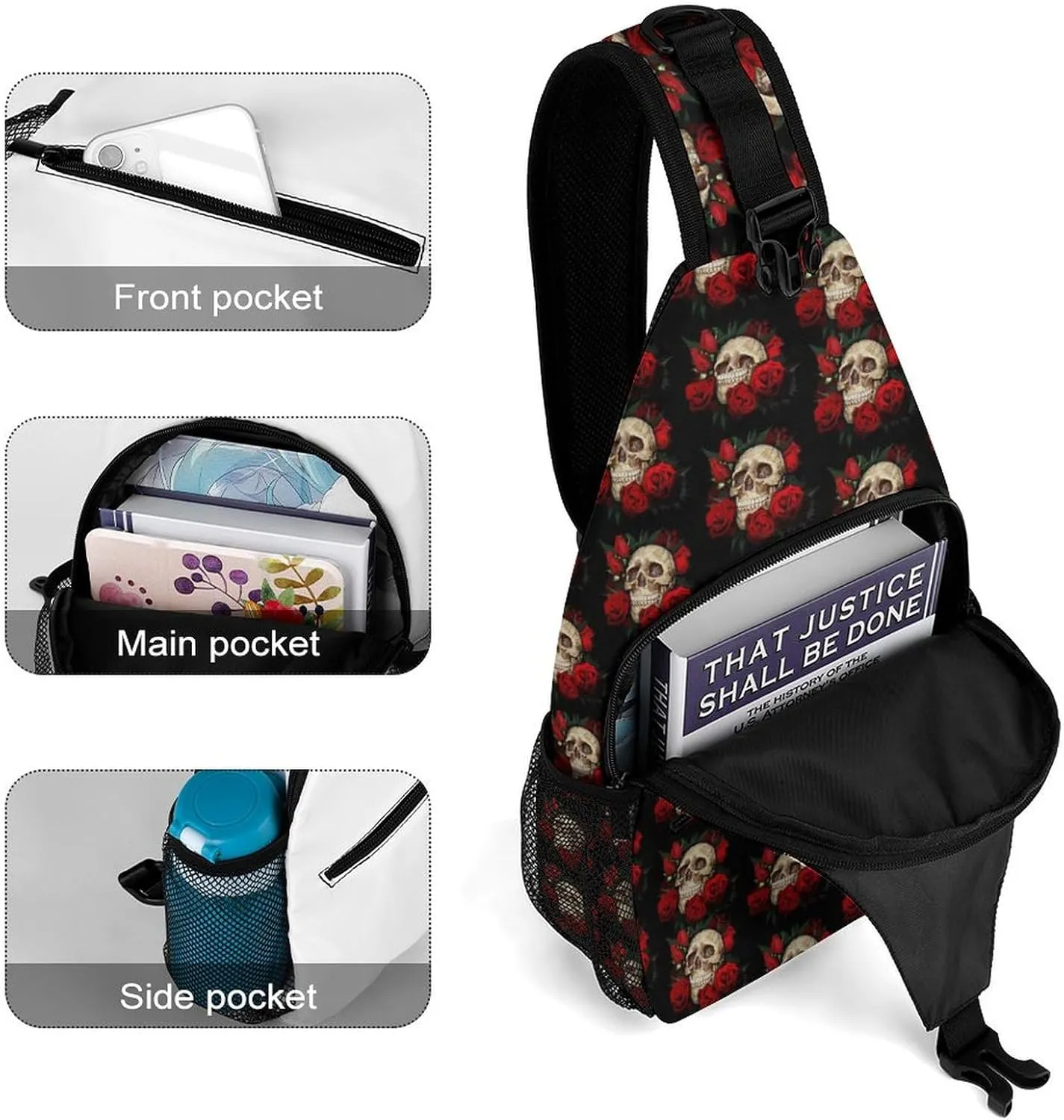 Funny Dragonflies Versatile And Convenient Multipurpose Crossbody Bag - Perfect for Travel And Hiking