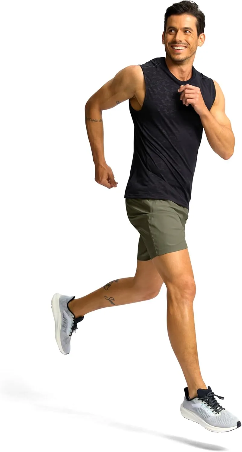 G Gradual Men's Hiking Shorts 7"/9" Lightweight Athletic Shorts for Men Quick Dry Stretch Casual Shorts with 3 Zipper Pockets
