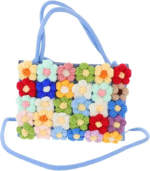 Gatuida Elegant Shoulder Flower Bag Large Size Felt Handbag High Capacity Sturdy and Portable