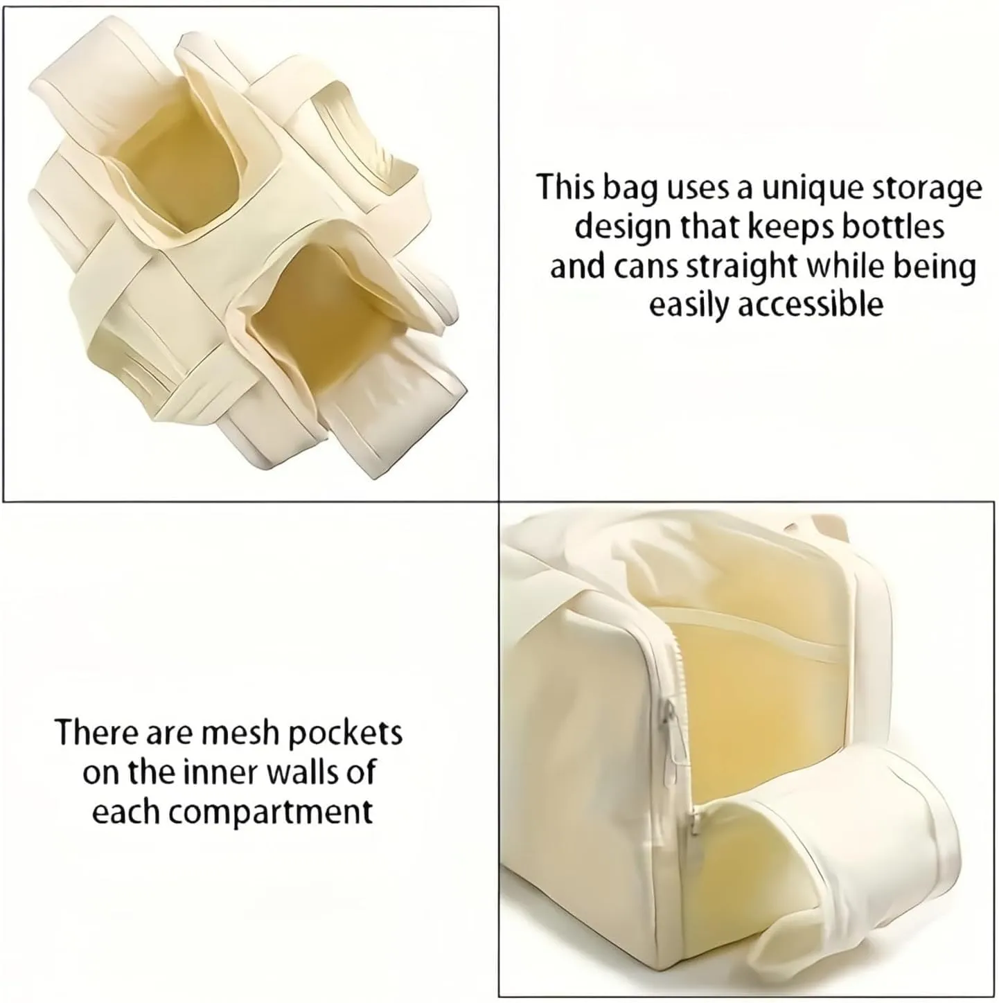 GDSAFS Large Capacity Wide-Open Travel Cosmetic Bag - Curetoaway Travel Cosmetic Bag, 4-In-1 Portable Waterproof Dry/Wet Separation Pouch Open Flat Toiletry Bags with 4 Compartments (2pcs/A)