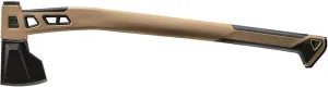 Gerber Gear Bushcraft Axe - Camping Survival Bushcraft Axe with Sheath - Features Hammerhead & Water-Resistant Compartments - Made in USA - Coyote Brown