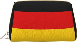 German Flag Toiletry Travel Bag, Portable Cosmetic Organizer For Women, On-The-Go