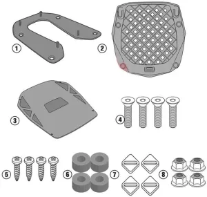 GIVI SR4133 Bike Specific monokey Rear Rack