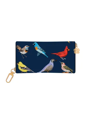 Glasses Case Birds Navy
