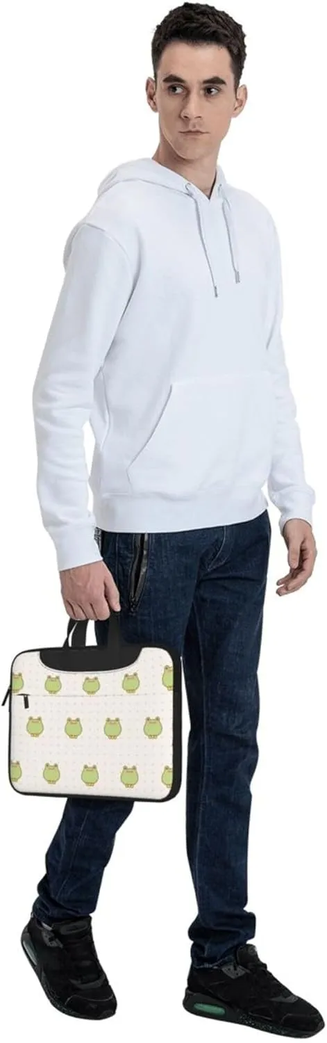 Greyhound Black Pet Dog Laptop Shoulder Bag ​for Men Women, Computer Carrying Case Messenger Bag with Strap