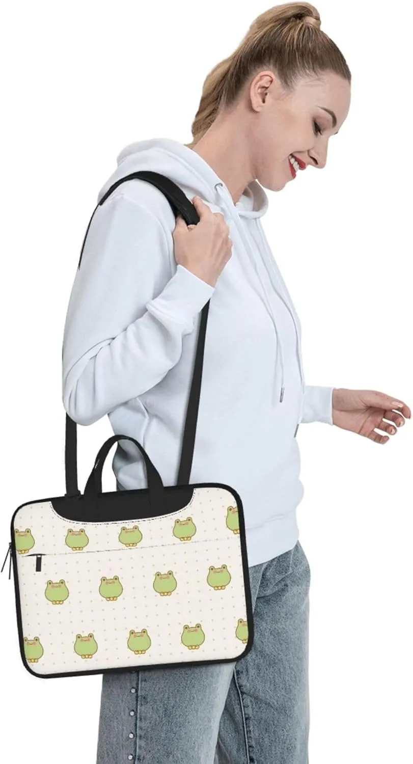 Greyhound Black Pet Dog Laptop Shoulder Bag ​for Men Women, Computer Carrying Case Messenger Bag with Strap