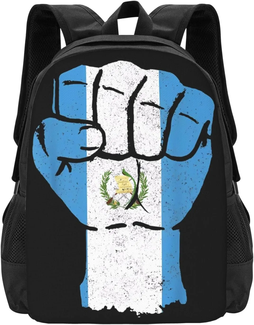 Guatemala Strong Guatemalan Flag Travel Backpack Casual Backpacks 15 Inch Laptop Back Pack Lightweight Rucksack Outdoor Sport Daypack Large Bags for Working Camping Hiking