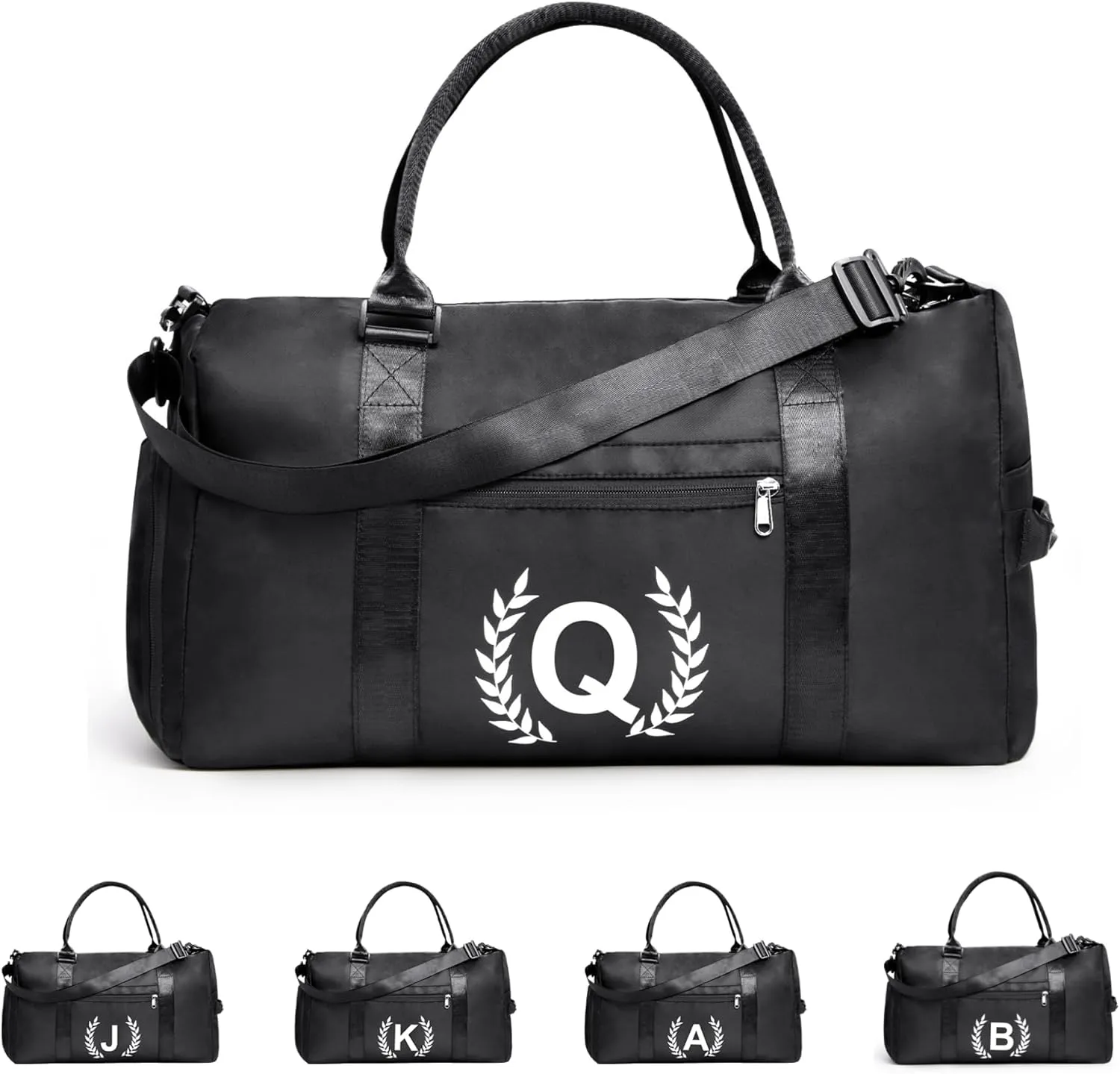 Gym Bag for Women & Men, Fitness Workout Sports Travel Duffle Bag with Wet Pocket & Shoes Compartment, Great Present for Gym Lovers