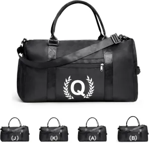 Gym Bag for Women & Men, Fitness Workout Sports Travel Duffle Bag with Wet Pocket & Shoes Compartment, Great Present for Gym Lovers