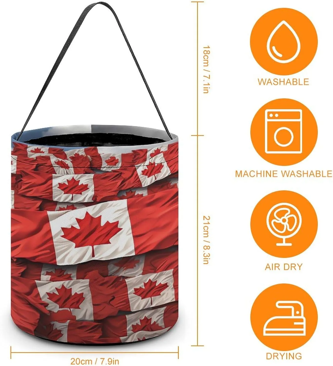 Halloween Candy Bucket,Halloween Trick Or Treat Bags,Seaside Cruise Ship Printed Collapsible Reusable Candy Basket