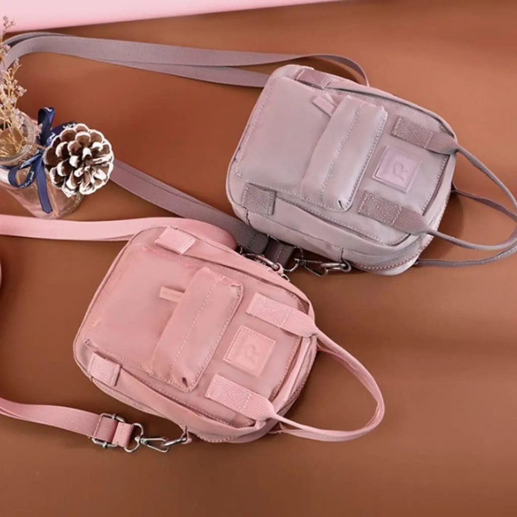 HBJWOV Ladies fashion trend messenger bag personality simple mobile phone bag water repellent nylon messenger bag