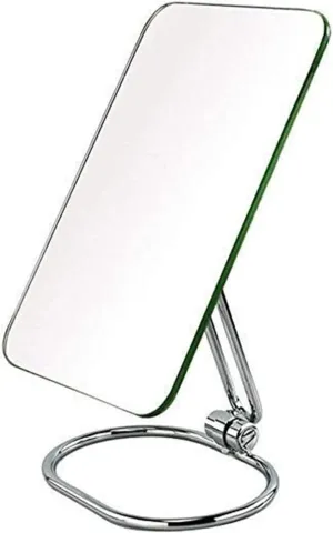 High-Definition Desktop Folding Mirror Square Single-Sided Wall Hanging Princess Mirror Makeup Mirror Portable Desktop Makeup Mirror
