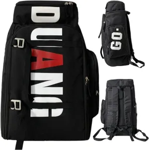 Hiking Backpacks Outdoor Daypack Large Capacity Aesthetic Travel Duffel Bags with Wet Pocket Camping Backpack (Black)