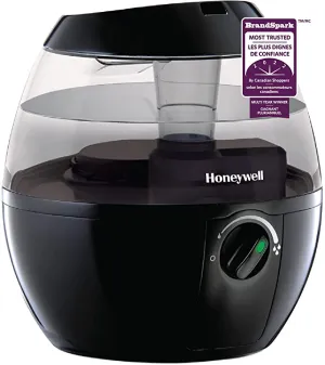 Honeywell HUL520BC MistMate™ Ultrasonic Cool Mist Humidifier, Black, with Adjustable Mist Control, Auto Shut-off, Ultra Quiet Operation, Visible Cool Mist