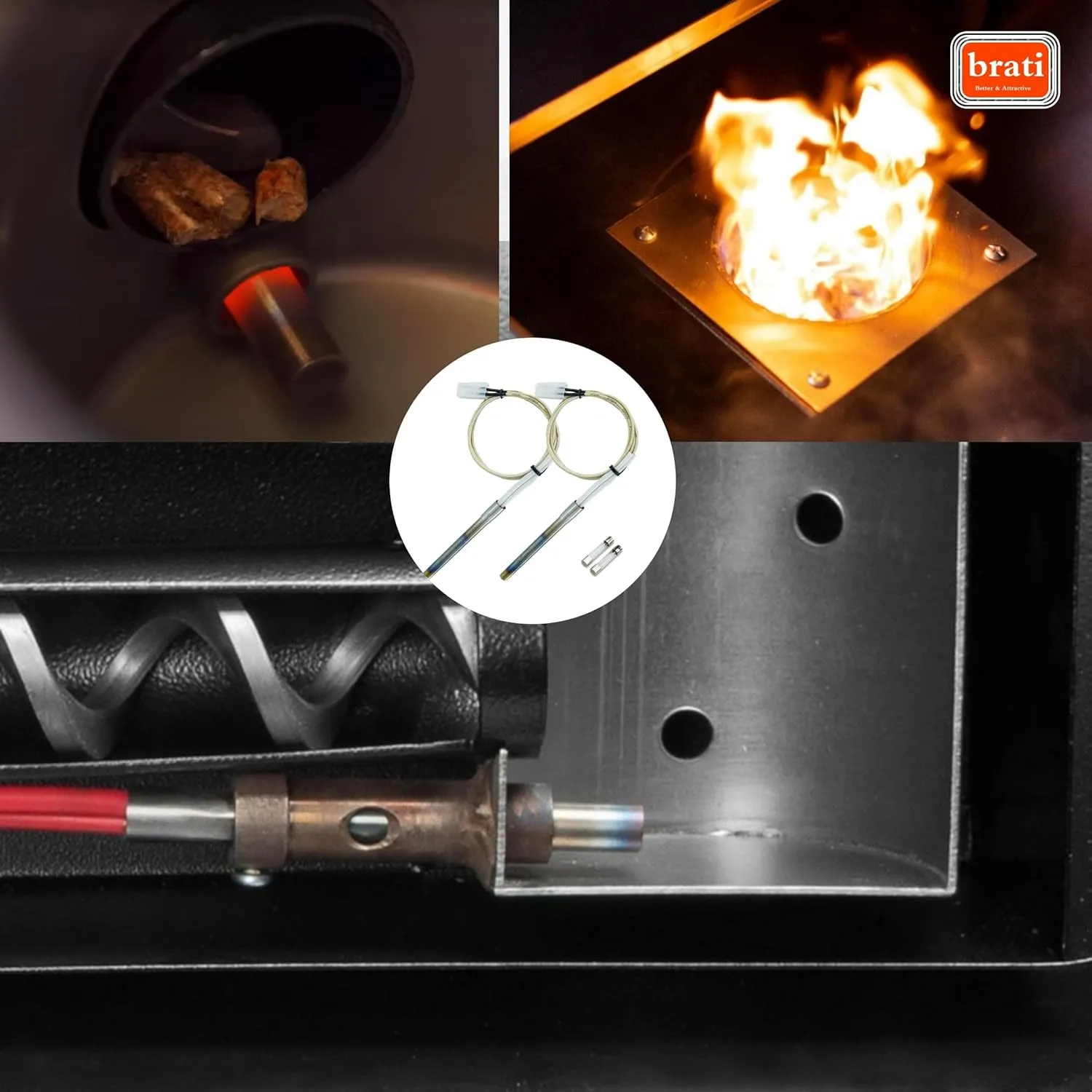 Hot Rod Igniter Kit for Camp Chef Wood Pellet Grills Replacement Part PG24-21,Also for Cuisinart Wood Pellet Grill & Smoker,2 Pack