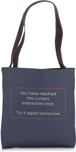 Human Interaction Limit Loner Antisocial Capacity Introvert Tote Bag