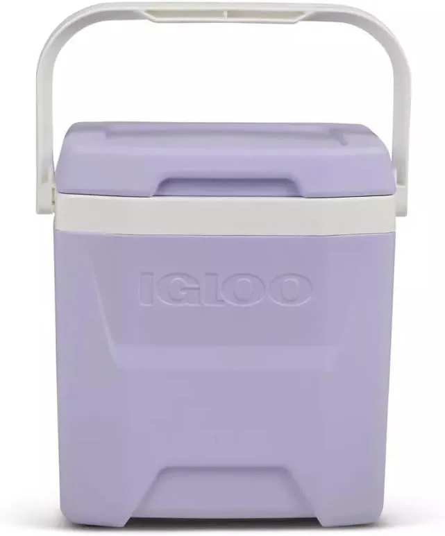 Igloos Cooler Hard-Sided Ice Chest, Insulated Portable Cooler, Heavy-Duty, Leak-Resistant Lid, Lightweight Ergonomic Handle