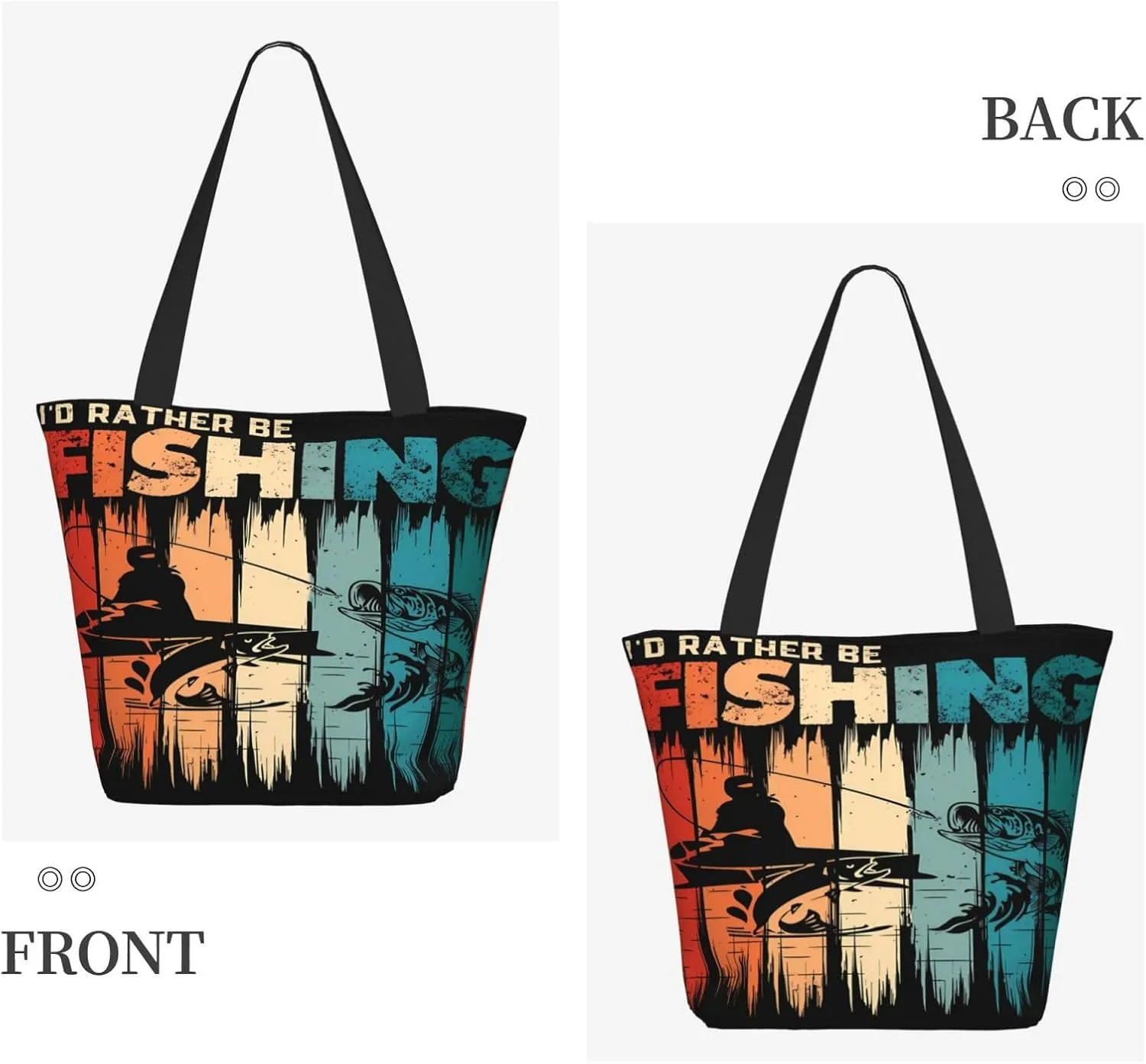 Im Just Here For The Halftime Show Football Tote Bag Lightweight Shopping Handbag Large Capacity Shoulder Bag