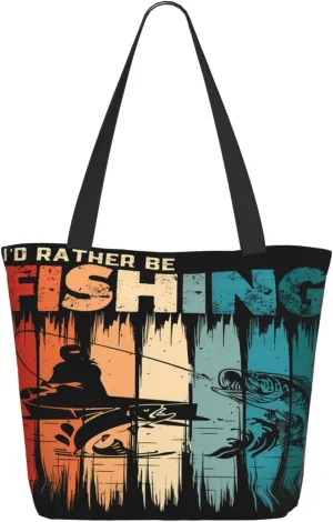 Im Just Here For The Halftime Show Football Tote Bag Lightweight Shopping Handbag Large Capacity Shoulder Bag
