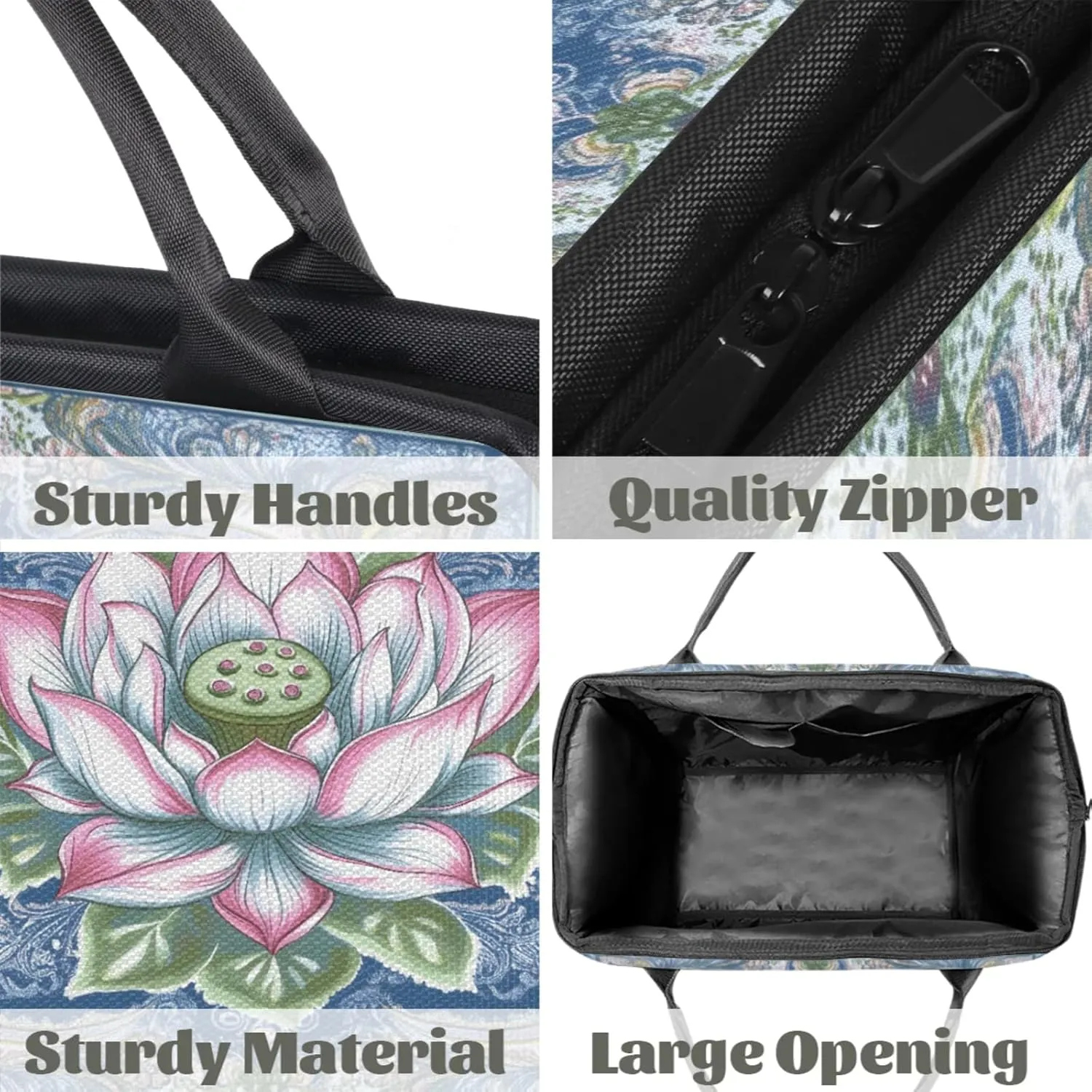 India Carpet Flower Travel Duffle Bag for Women, Ladies Overnight Weekender Bag Gym Sports Bags A-2