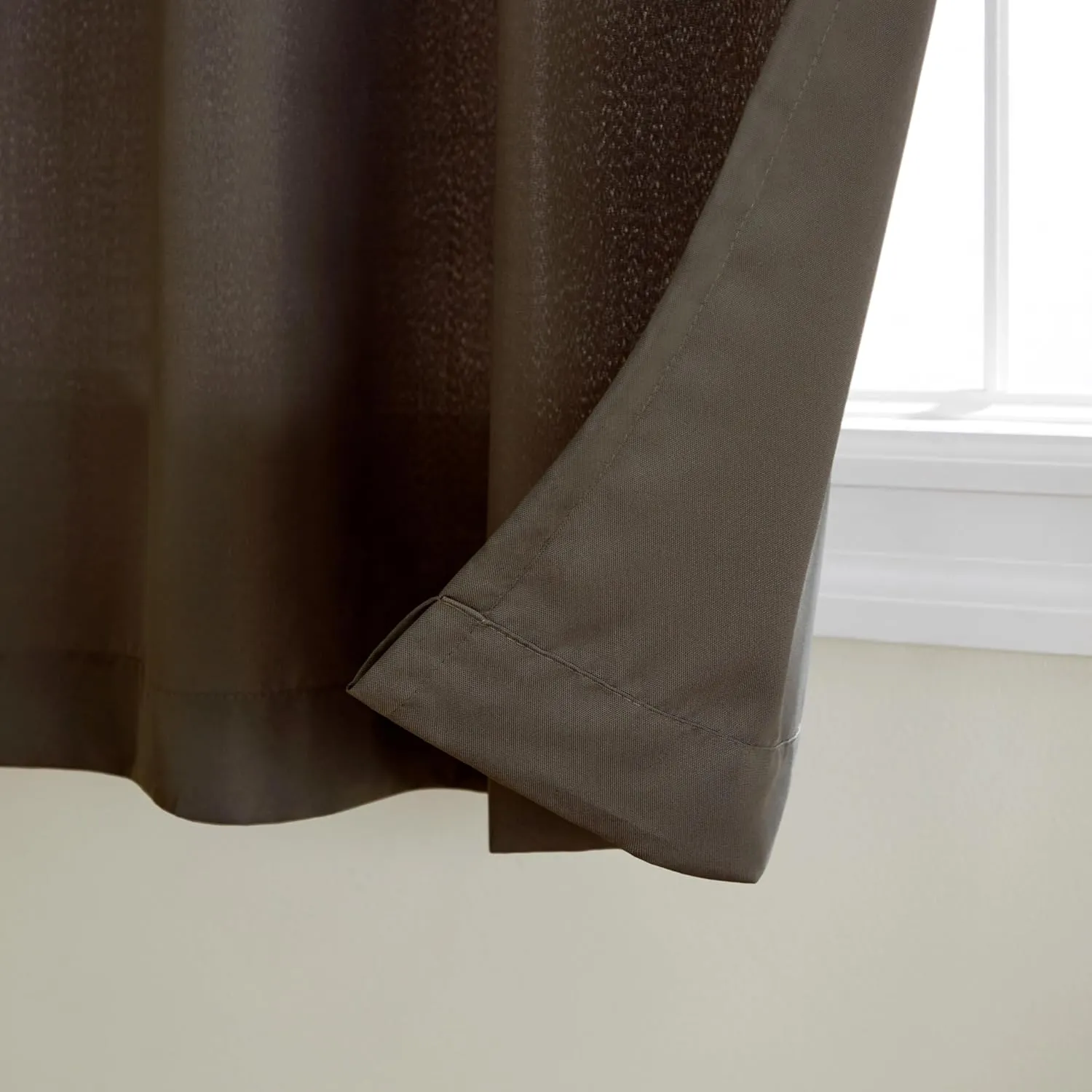 Indoor Outdoor Curtains, Light Filtering Opacity with Grommet Top, Water Repellent, 2-Pack Set