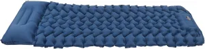 Inflatable Ergonomic Camping Sleeping Pad with Foot Inflation for Office Outdoor (Navy Blue)