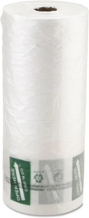 Inteplast Group PHMORE20NS Produce Bag, 12 x 20, 9 Microns, Natural, 875/Roll, 4 Rolls/Carton