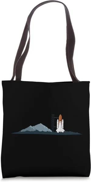 Interstellar Rocket with Ion Propulsion Tote Bag