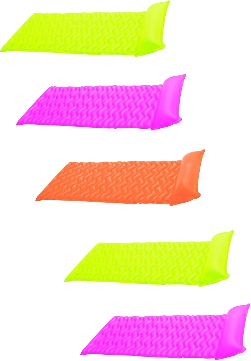 Intex Tote 'N Float Wave Mat Inflatable Floating Swimming Pool Beach Lounger