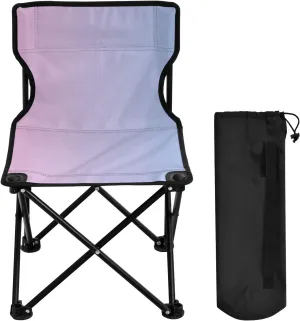 J JOYSAY Rainy Ashville Gradient Portable Camping Chair Lightweight Outdoor Folding Chair for Adults Hiking Chair for Outside Camping Travel Hiking Beach Sports