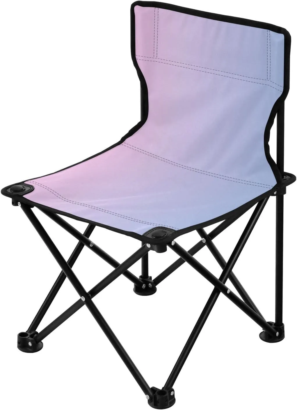 J JOYSAY Rainy Ashville Gradient Portable Camping Chair Lightweight Outdoor Folding Chair for Adults Hiking Chair for Outside Camping Travel Hiking Beach Sports